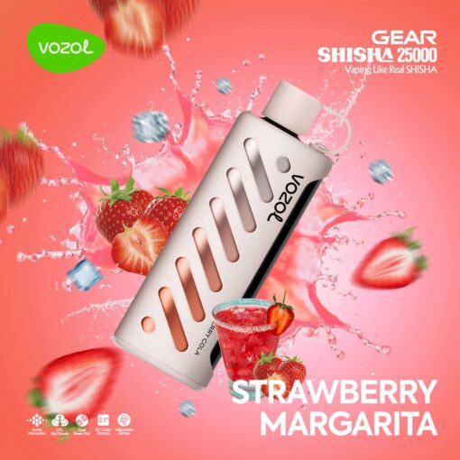 Vozol Gear Shisha Strawberry Margarita 25000 Puffs