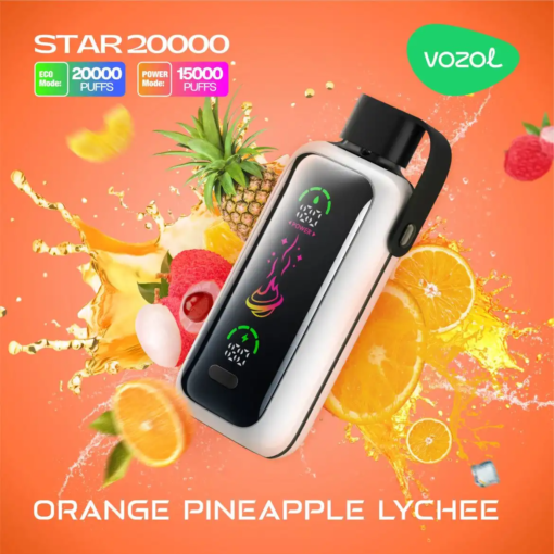 Vozol Star Orange Pineapple Lychee 20000 Puffs